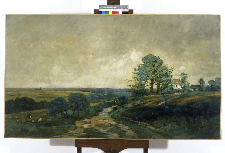 Paysage avec ruisseau, Paul Jouanny