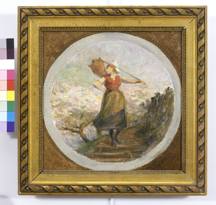 Jeune normande, Charles Denet, 1908 (Vers)
