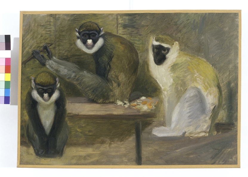 Trois singes, (De) Louis Monard, 1934 (Vers)