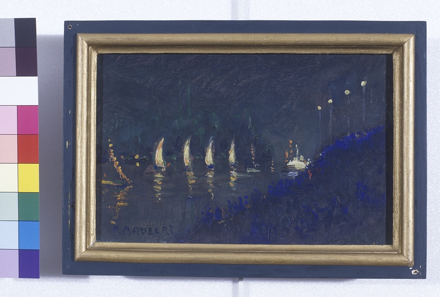 "Fête de nuit", Pierre Maubert, 20e siècle