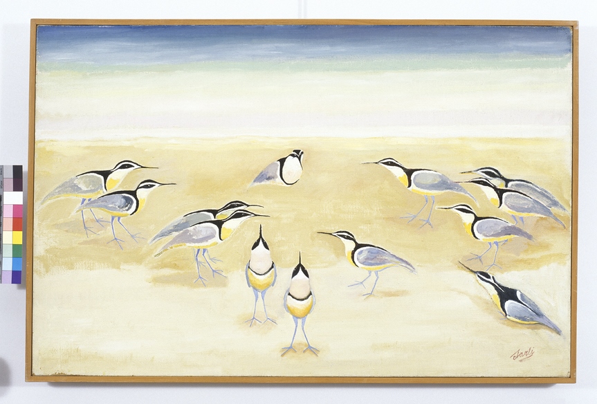 Oiseaux sur la plage, Sarah Lipska, 1940 (après)