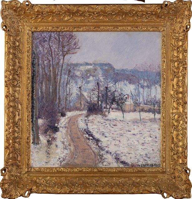 Paysage enneigé, Val de Seine normand, Blanche Hoschedé-Monet, 1er quart 20e siècle