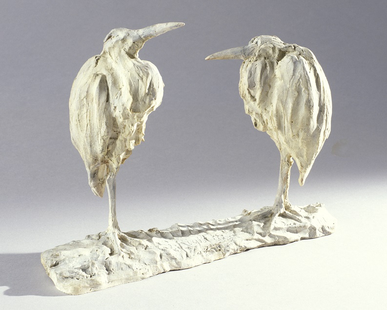 Deux hérons, Guido Righetti, 1913