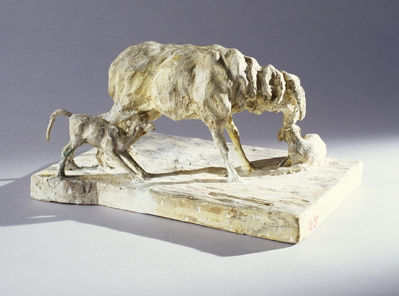 La mère (brebis et ses petits), Guido Righetti, 1924