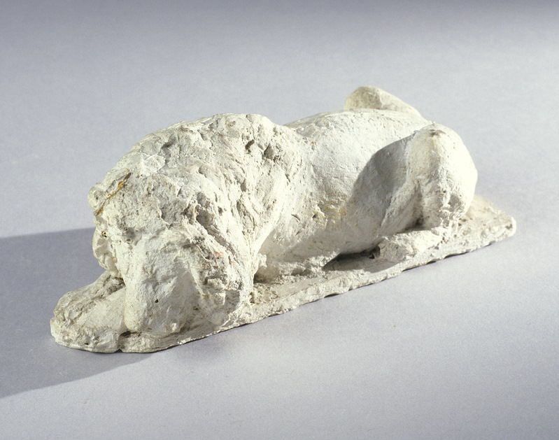 Lion couché, Richard Fath, 20ème siècle