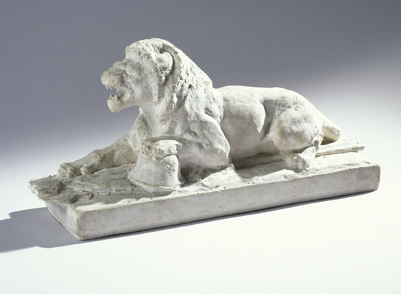Lion au casque, (De) Louis Monard, 1920 (Vers)