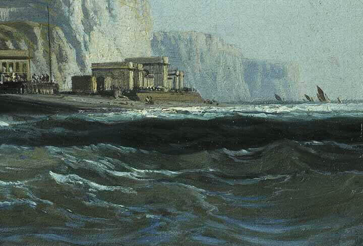 Promeneurs sur la plage de Dieppe_3