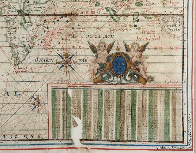 Nouvelle description hyudrographicque de tout le Monde. (Nouvelle description hydrographique de tout le Monde. Avec Plan de la Ville de Dieppe, et Table contenant les quatre Années de la déclinaison du Soleil.)_3