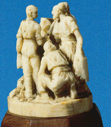 Groupe de cinq personnages ; Zouaves (Titre à faire suivre d'un ?)_1