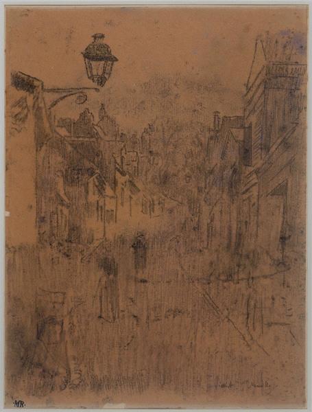 La rue du Mont de Neuville, Dieppe ; Dieppe - Neuville, Walter Richard Sickert, 1892,1894