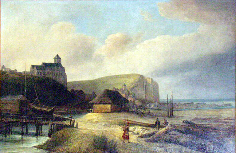 Vue du Tréport en 1830_0