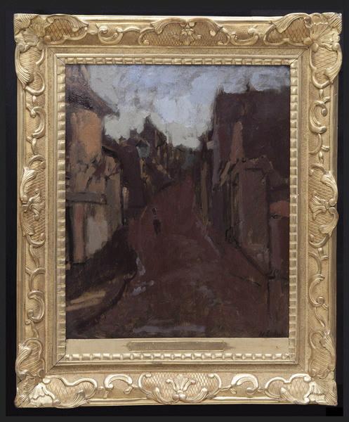La rue du Mont de Neuville, Dieppe, Walter Richard Sickert, 1890,1895