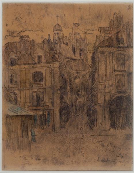 Le quai Duquesne et la rue Notre-Dame, Walter Richard Sickert, 1899