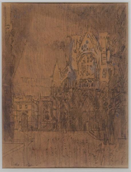 Portail ouest de l'Eglise Saint-Jacques, Walter Richard Sickert, 1899