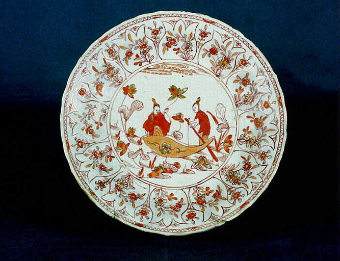 Plat de chine rouge_0
