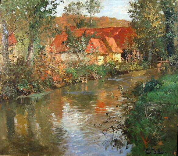 La rivière à Manéhouville (près de Dieppe)_0
