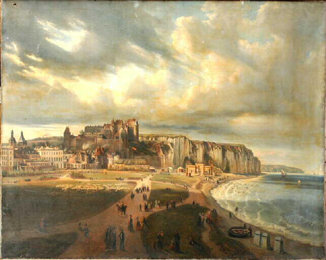 Vue de la plage de Dieppe_0