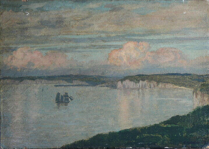Varengeville. Cumulus sur la falaise_0