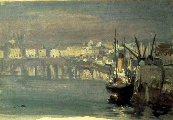 Dieppe - Le port ; Brouillard_1