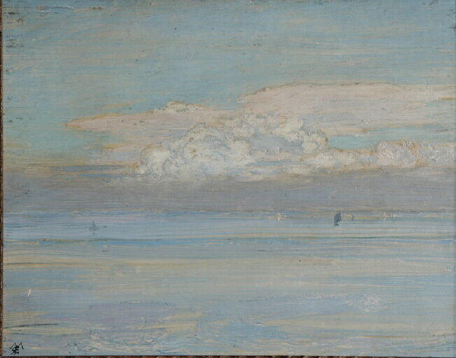 Varengeville. Effet de nuages, mer calme_0