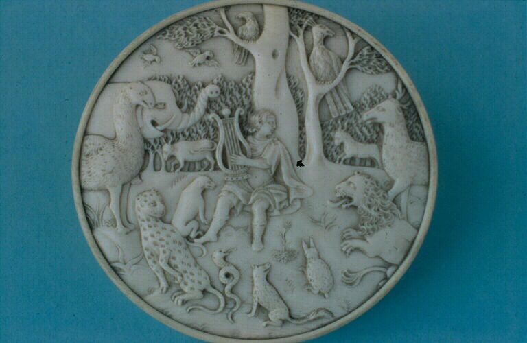 Orphée jouant de la lyre au milieu des animaux_0