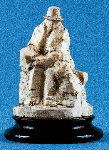 Homme et chien (Titre inscrit à l'inventaire) ; homme assis (Titre retenu lors du passage au Conseil Artistique)_0