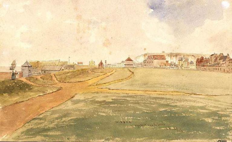 Dieppe - En regardant vers la jetée (Titre inscrit)_0