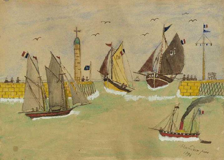 Entrée du port de Dieppe_0