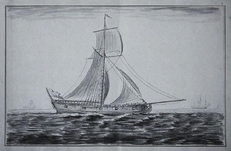 Le brigantin Le Cheval Marin ; Corsaire (8°)_3