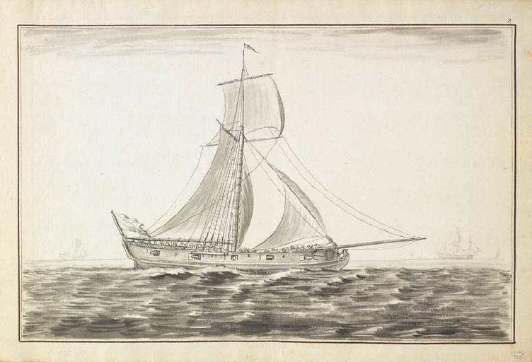 Le brigantin Le Cheval Marin ; Corsaire (8°)_0