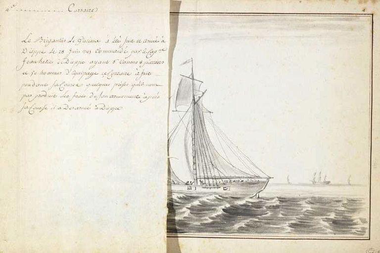 Le Glorieux, brigantin, (1745) ; Corsaire (4°)_1