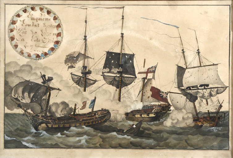 Cinquième combat soutenu par La Loire sur la côte d'Irlande, le 27 vendémiaire an 7_0
