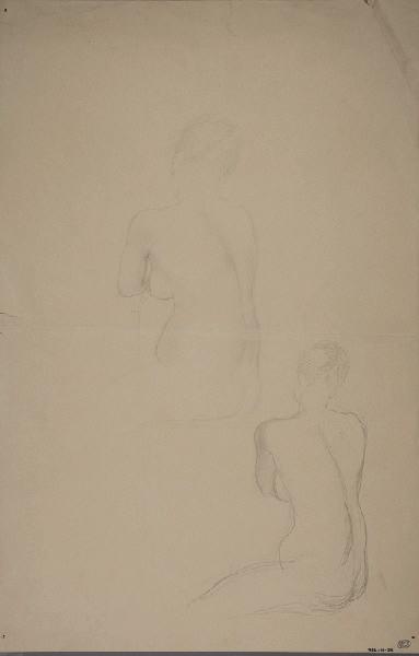 Femme assise de dos, Jacques-Emile Blanche
