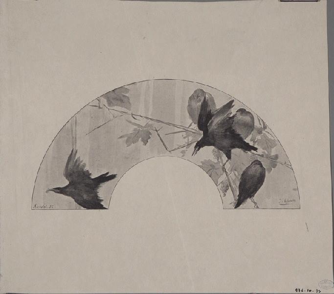 Oiseaux dans les Vignes, Michelet, 4e quart 19e siècle, 1ère moitié 20e siècle