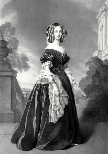 Louise-Marie d'Orléans. Reine des Belges, Franz Xaver Winterhalter, 1843-1844