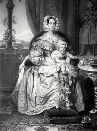 S.A.R. Son Altesse Royale Marie d'Orléans, duchesse Alexandre de Wurtemberg, Franz Xaver Winterhalter, 1844