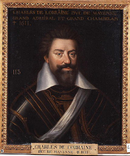 Charles de Lorraine, duc de Mayenne, grand amiral et grand chambellan + 1611 (Titre inscrit)_0