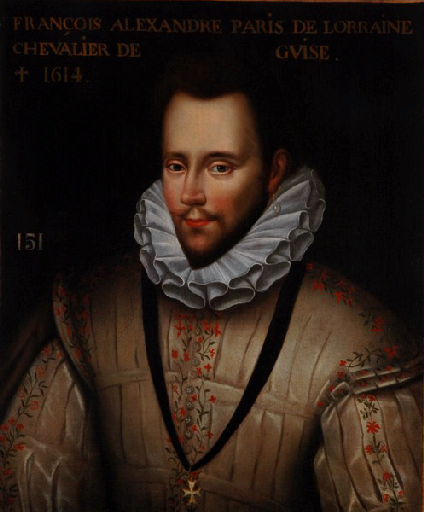 François Alexandre Paris de Lorraine, chevalier de Guise + 1614 (Titre inscrit)_0