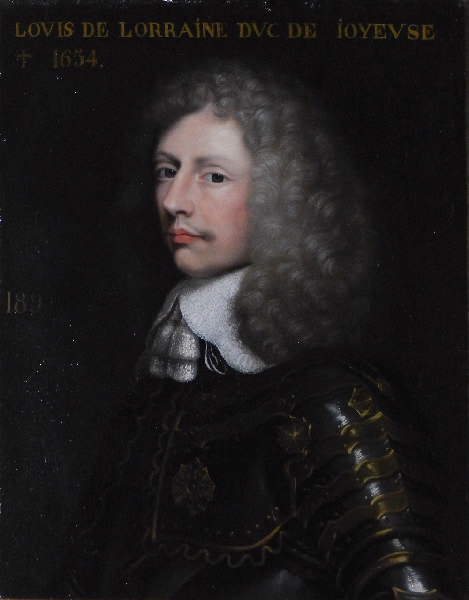 Louis de Lorraine, duc de Joyeuse et d'Angoulême + 1654 (Titre inscrit), 17e siècle