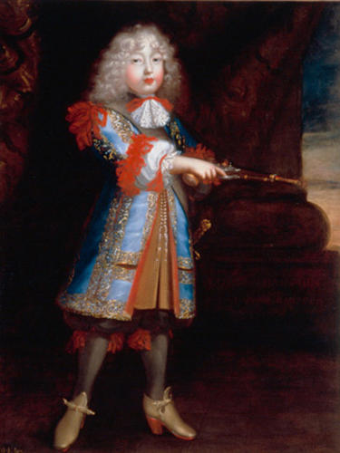 Le Grand Dauphin enfant tirant au pistolet_0