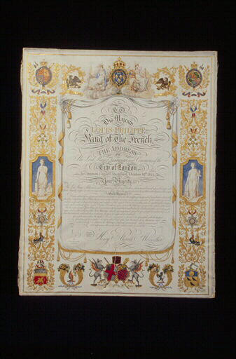 Adresse de la cité de Londres au roi Louis-Philippe_0