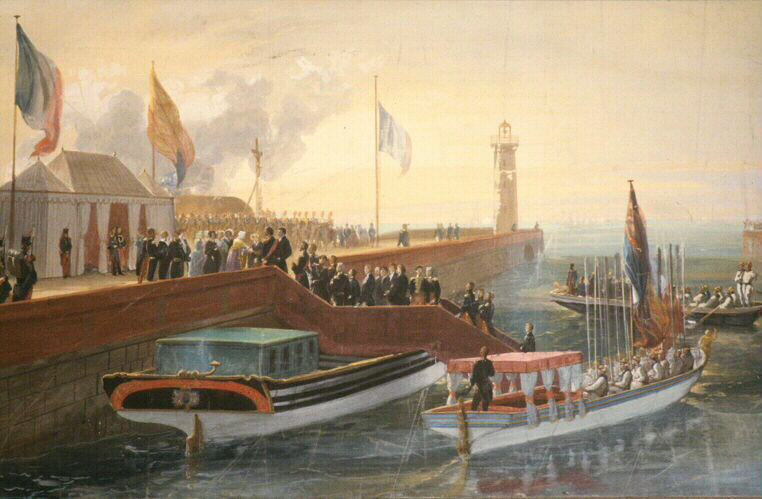 Réception de la reine Victoria au Tréport le 2 septembre 1843_0