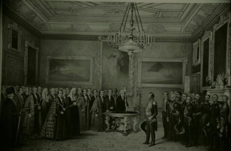 Présentation et lecture de l'adresse de la cité de Londres (titre inscrit)_0