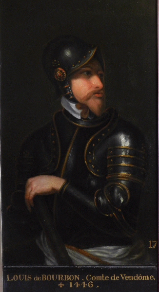 Louis de Bourbon, comte de Vendôme + en 1446 (Titre inscrit)