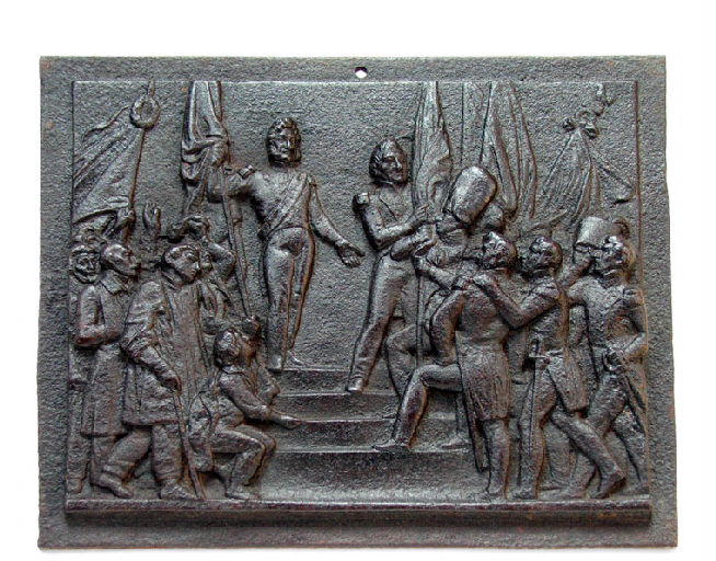 Remise des drapeaux à la Garde Nationale, Revue du Champs de Mars, 29 août 1830_0