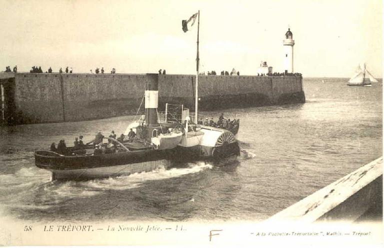 Le Tréport. La nouvelle jetée_0