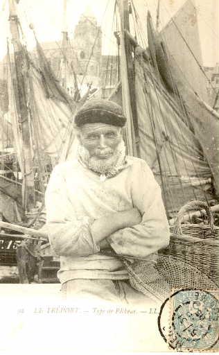 Le Tréport. Type de pêcheur_0