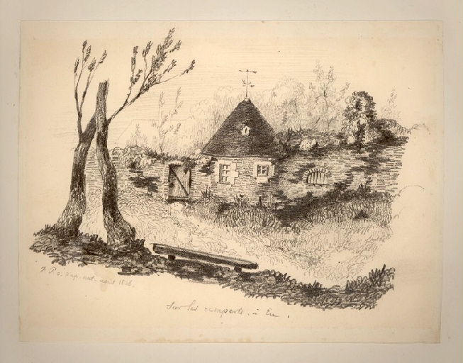Sur les remparts à Eu, Ferdinand Philippe d' Orleans, 1828