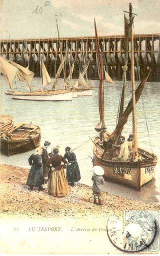 Le Tréport. L'arrivée du poisson_0