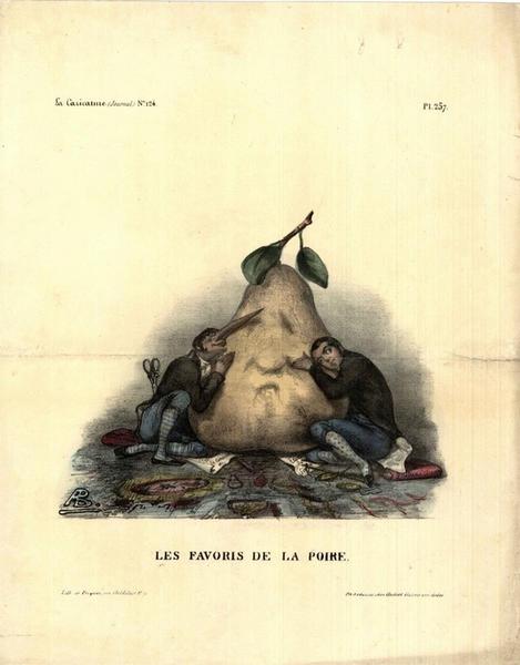 Les favoris de la poire ; La caricature (n° 124)_0